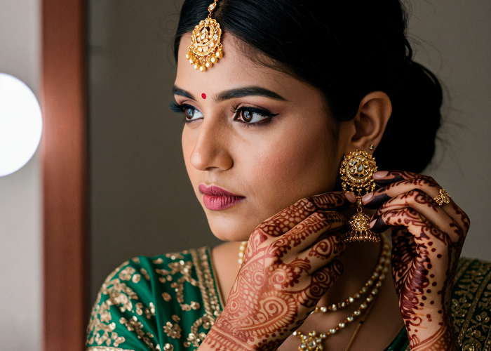 bridal-makeup-secrets-to-match-your-outfit-beauty-parlour-in-tirupur